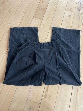 HALARA Black Wide-Leg Relaxed Pants